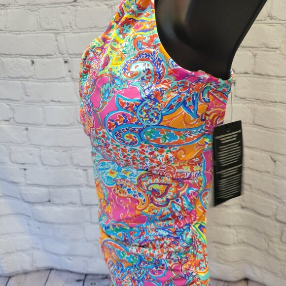 Lauren Ralph Lauren Surplice Printed One-Piece Swimsuit - Picture 5 of 9